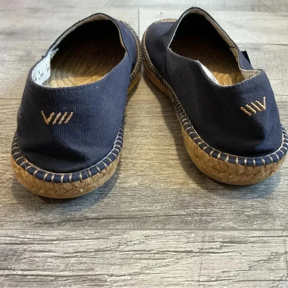 Viscata Barcelona Barceloneta Canvas‎ Espadrille Flat Size 42